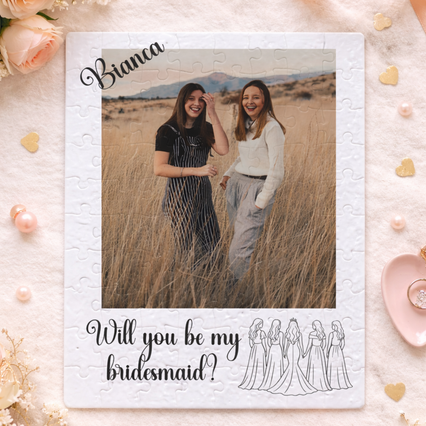 Personalised Bridesmaid Proposal Puzzle
