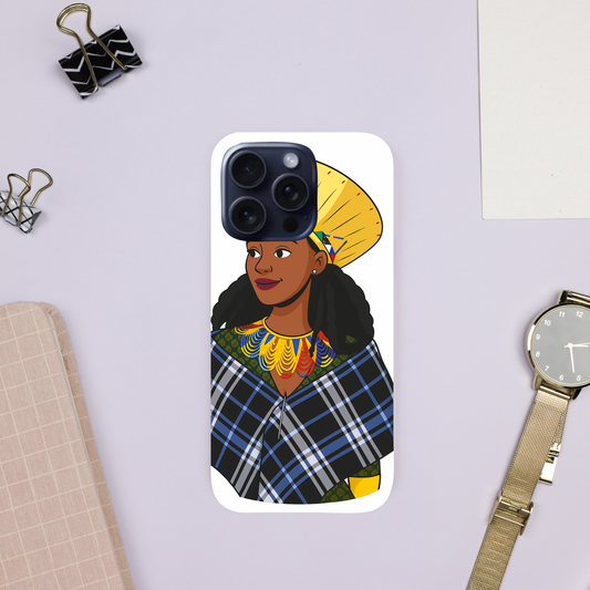 Cartoon illustration phone cover
