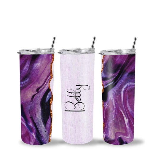 Purple: Personalised Tumbler