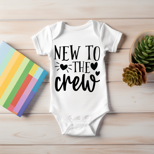 New To The Crew Babygrow