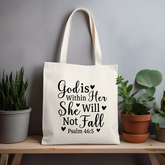 Psalm 46:5 Tote Bag