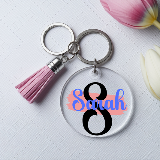 Acrylic keyrings