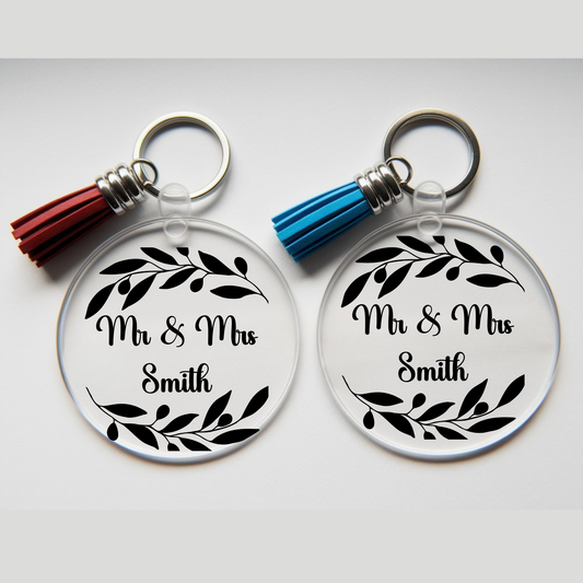 Mr & Mrs Keychains